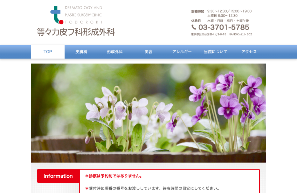 等々力皮フ科形成外科