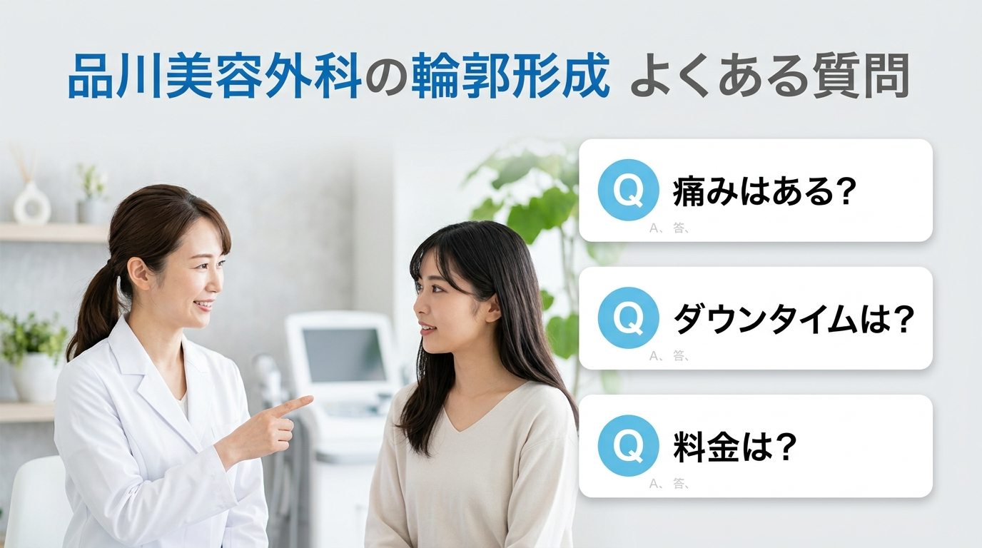 品川美容外科の輪郭形成のよくある質問