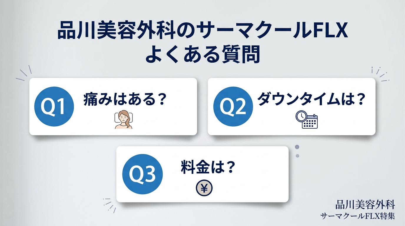 品川美容外科のサーマクールのよくある質問