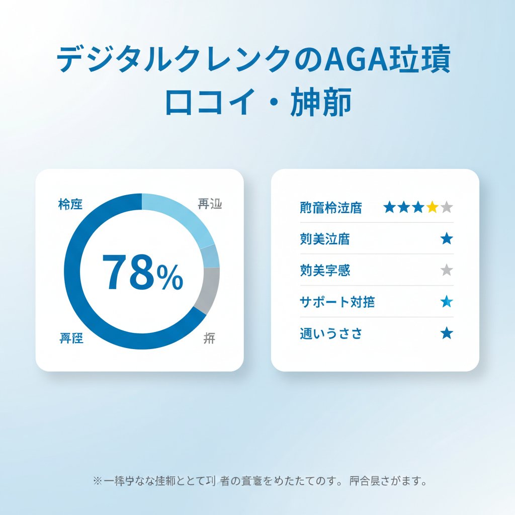 デジタルクリニックAGA治療の口コミ・評判